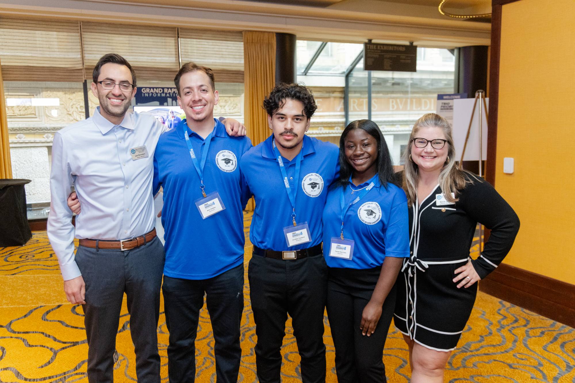 Group of people smiling